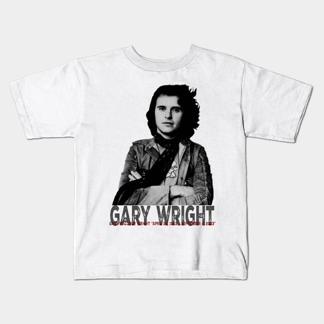 Gary Malcolm Wright (April 26, 1943 – September 4, 2023) Kids T-Shirt by hany moon